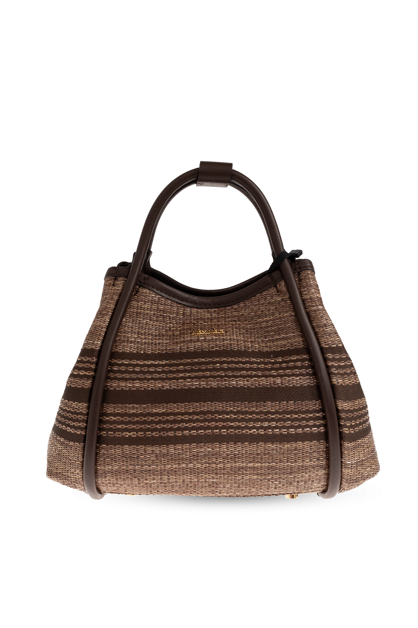 25SS new/Max Mara フレダフェイクラフィアトート Bag Brown 25SS new/Max Mara フレダフェイクラフィアトート Bag Brown